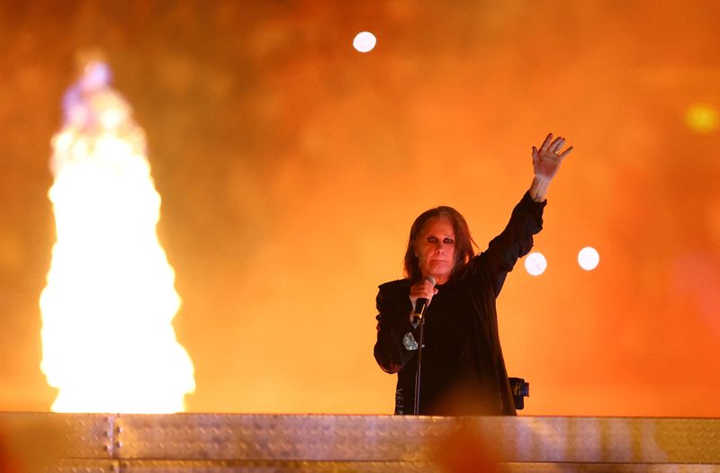 &copy; Reuters. FILE PHOTO: Commonwealth Games - Closing Ceremony - Alexander Stadium, Birmingham, Britain - August 8, 2022 Ozzy Osbourne performs during the closing ceremony REUTERS/Hannah Mckay/File Photo