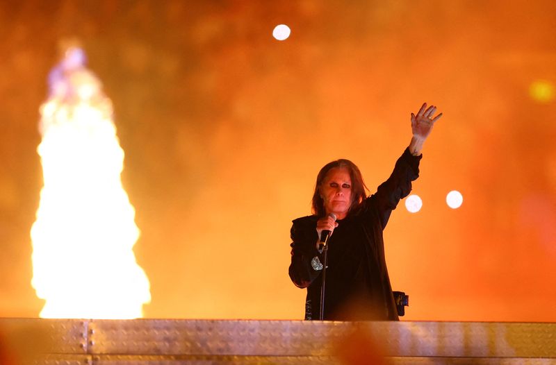 &copy; Reuters. Ozzy Osbourne se apresenta durante cerimônia de encerramento dos Jogos da Commonwealth em Birmingham
08/08/2022 REUTERS/Hannah Mckay