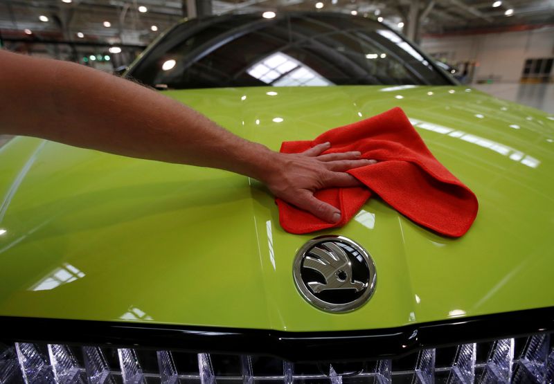 VW's Skoda Auto to cut production next week -unions