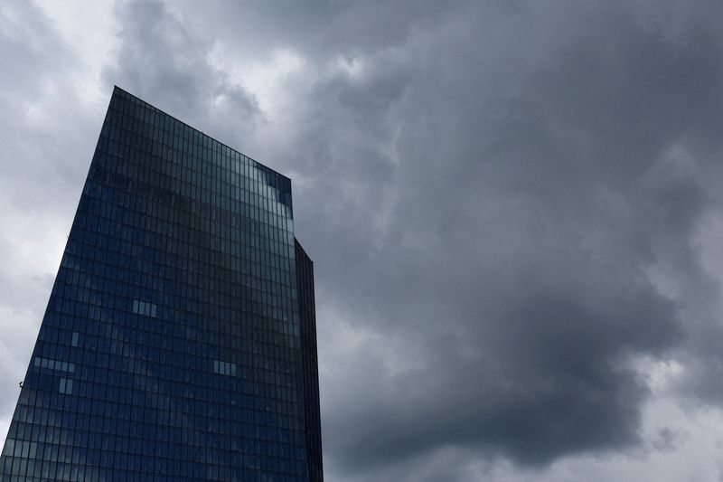 © Reuters. FILE PHOTO: The European Central Bank (ECB) building, in Frankfurt, Germany, July 21, 2022. REUTERS/Wolfgang Rattay/