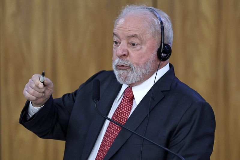 &copy; Reuters. Lula dá entrevista coletiva junto com chanceler alemão, Olaf Scholz
30/01/2023
REUTERS/Ueslei Marcelino