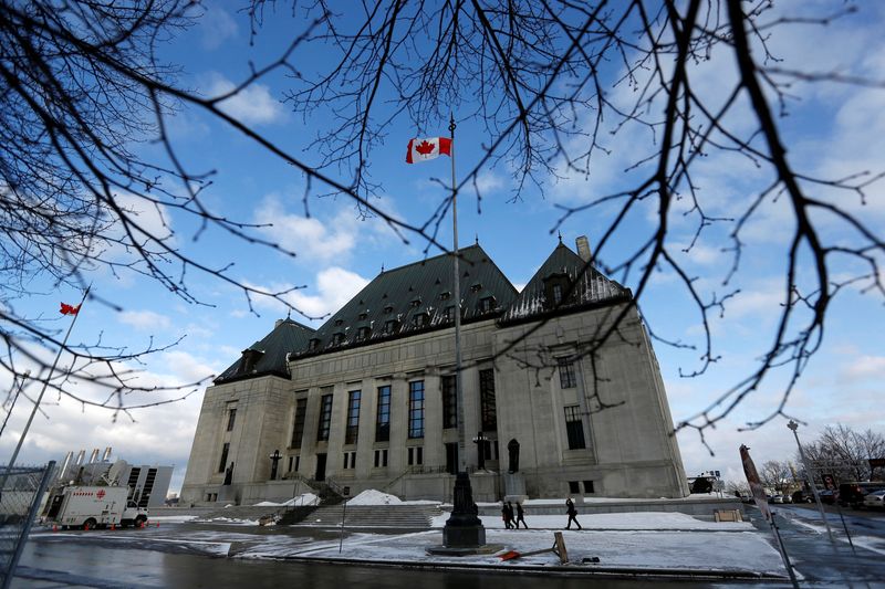 &copy; Reuters. Edifício da Corte Suprema do Canadá, em Ottawa
21/03/2014
Chris Wattie/REUTERS