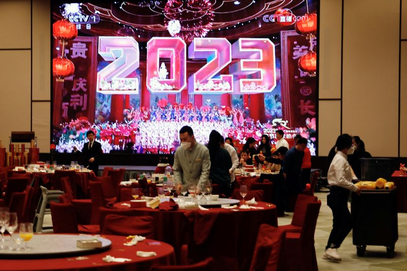 China hotel, catering job openings surge on post-COVID demand recovery - survey