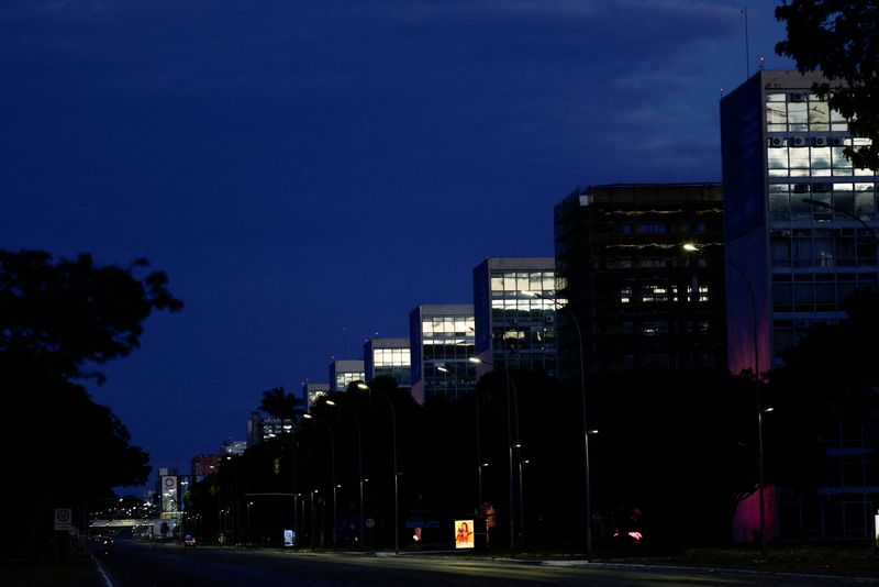 &copy; Reuters. FILE PHOTO: A general view of the Ministries Esplanade the day after the Brazilian presidential election run-off in Brasilia, Brazil October 31, 2022. REUTERS/Ueslei Marcelino/File Photo