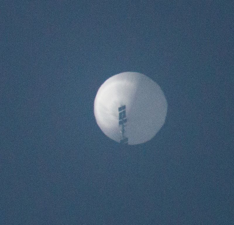 &copy; Reuters. Balão voa no céu sobre Billings, Montana, EUA, mostra foto obtida das mídias sociais
01/02/2023
Chase Doak/via REUTERS