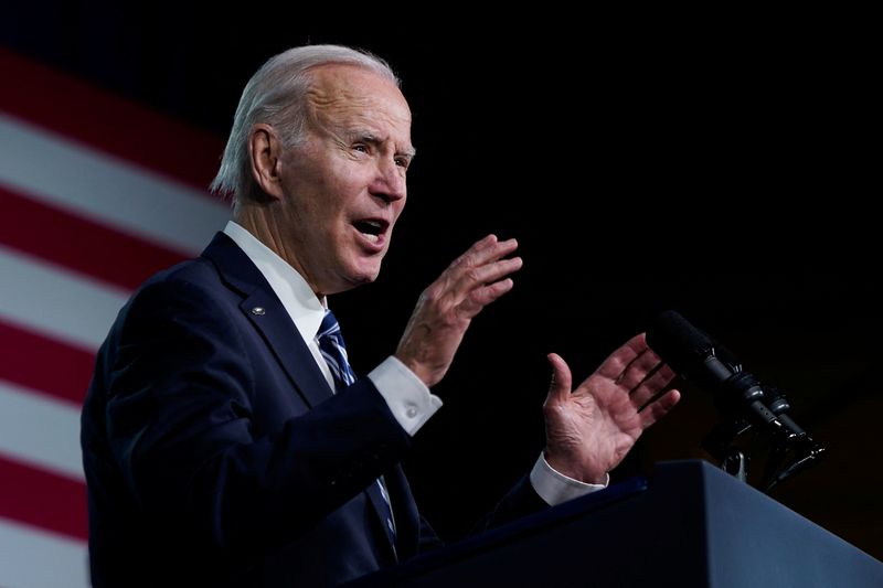 &copy; Reuters. Biden discursa em conferência do Comitê Nacional Democrata, na Filadélfia
03/02/2023
REUTERS/Elizabeth Frantz