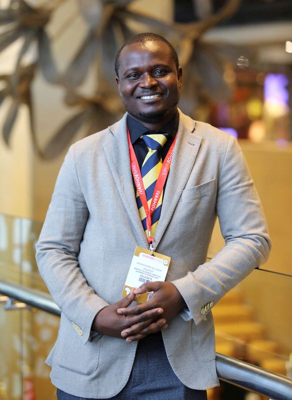 &copy; Reuters. Burkina Faso's Mining Minister Simon-Pierre Boussim poses for a photo, after speaking to Reuters, before the start of the 2023 Mining Indaba in Cape Town, South Africa, February 5, 2023. REUTERS/Shelley Christians/File Photo