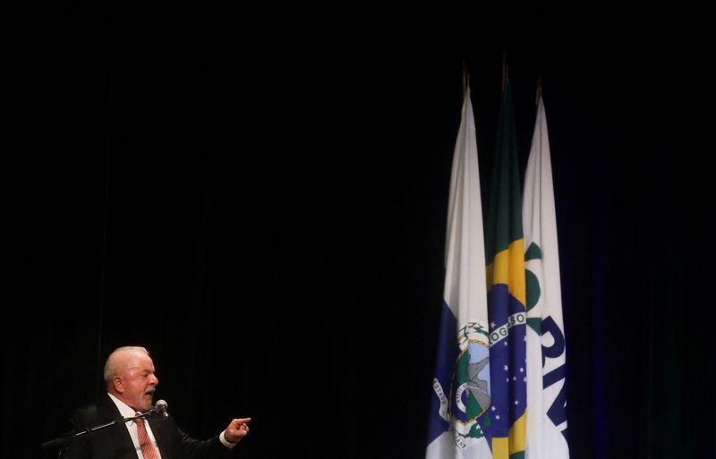 &copy; Reuters. Presidente Luiz Inácio Lula da Silva participa de cerimônia de posse no BNDES
06/02/2023
REUTERS/Ricardo Moraes