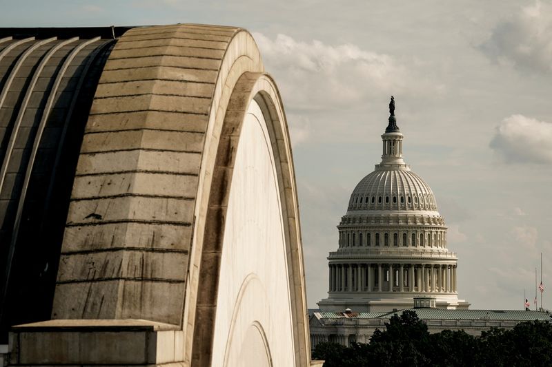 &copy; Reuters. Vue du Capitole américain à Washington, D.C., aux États-Unis, le 6 août 2022. /REUTERS/Ken Cedeno