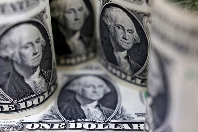 U.S. dollar flat to moderately higher, weak outlook intact on Fed outlook