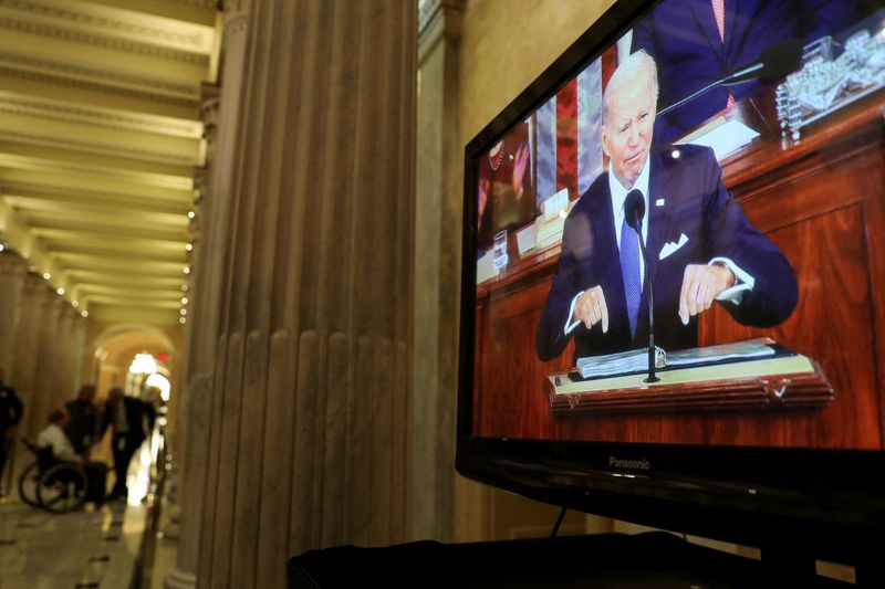 About 27.3 million people watched Biden address, down from last year