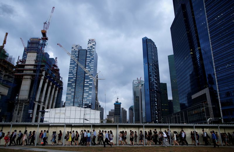 &copy; Reuters. 　２月９日、シンガポール経済開発庁は、２０２２年の企業の設備投資額（計画ベース）が過去最高の２２５億シンガポールドル（１６９億８０００万ドル）だったことを明らかにした。写