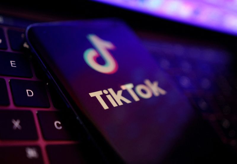 &copy; Reuters. Le logo de l'application TikTok. /Photo prise le 22 août 2022/REUTERS/Dado Ruvic