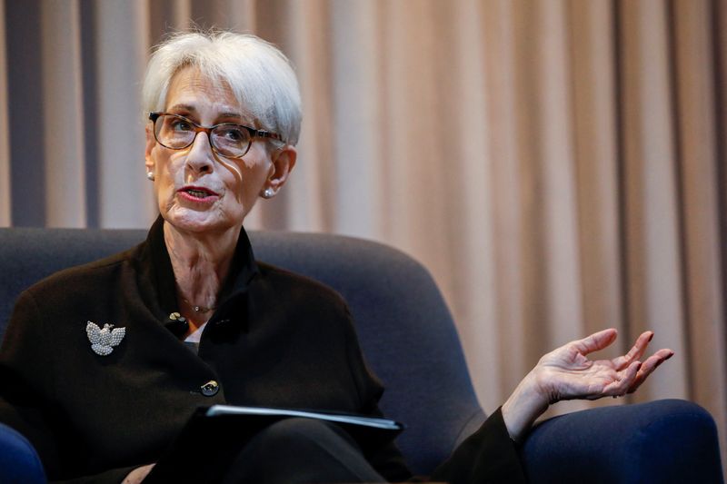 &copy; Reuters. U.S. Deputy Secretary of State Wendy Sherman attends an event as part of the Bicentennial of the United States-Mexico diplomatic relations, at Universidad La Salle in Mexico City, Mexico November 9, 2022. REUTERS/Raquel Cunha