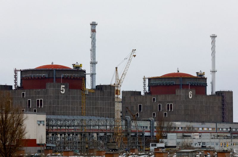 &copy; Reuters. Vista da usina nuclear de Zaporizhzhia
24/11/2022
REUTERS/Alexander Ermochenko