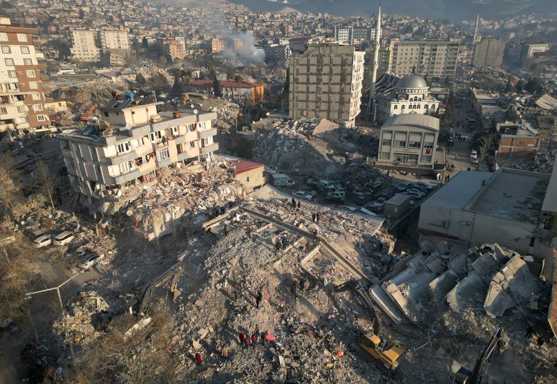 &copy; Reuters. Prédios destruídos por terremotos em Kahramanmaras
09/02/2023
REUTERS/Stoyan Nenov