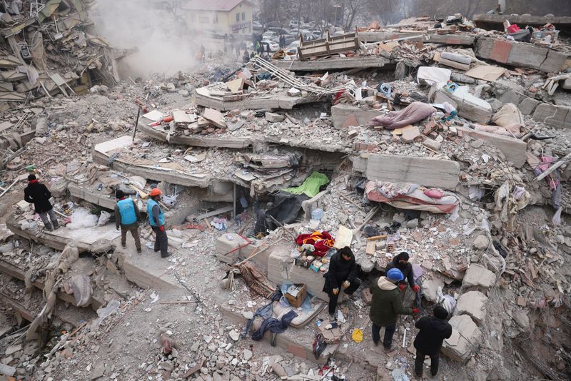 &copy; Reuters. Conséquences du tremblement de terre meurtrier à Kahramanmaras, Turquie. /Photo prise le 10 février 2023/REUTERS/Stoyan Nenov
