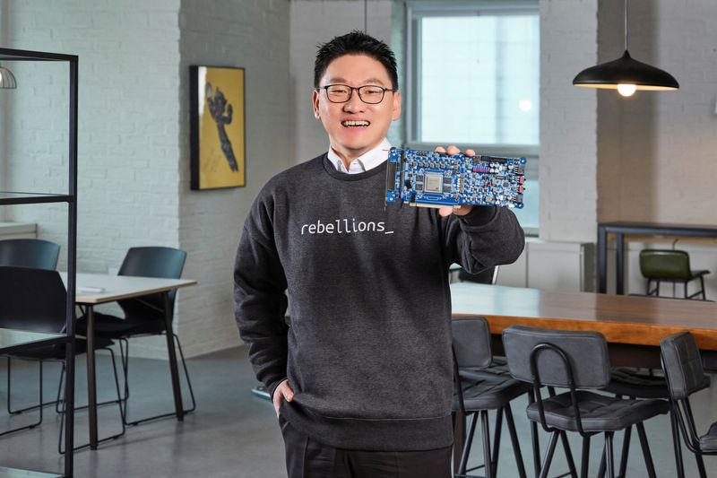 Exclusive-S.Korea aims to join AI race as startup Rebellions launches new chip
