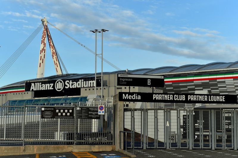 © Reuters. Soccer Football - Serie A - Juventus v Atalanta - Allianz Stadium, Turin, Italy - January 22, 2023 General view outside the stadium before the match REUTERS/Massimo Pinca/Files