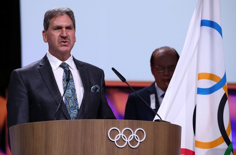 &copy; Reuters. FOTO DE ARCHIVO. El recién elegido miembro del Comité Olímpico Internacional (COI), David Haggerty, presidente de la Federación Internacional de Tenis (ITF) asiste a la 135ª Sesión en Lausana, Suiza. 10 de enero de 2020. REUTERS/Denis Balibouse