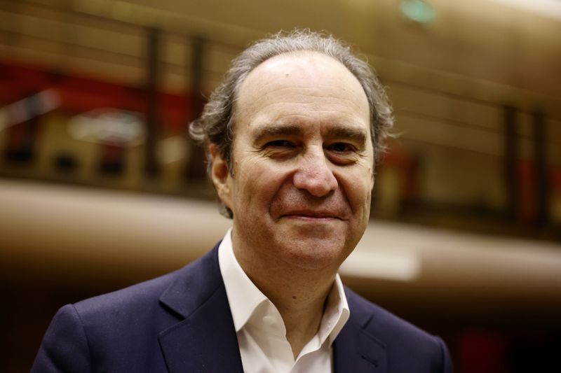&copy; Reuters. FILE PHOTO: Xavier Niel, founder of French broadband Internet provider Iliad, arrives for a hearing on the concentration of media ownership in the country, at the French Senate in Paris, France, February 18, 2022. REUTERS/Sarah Meyssonnier