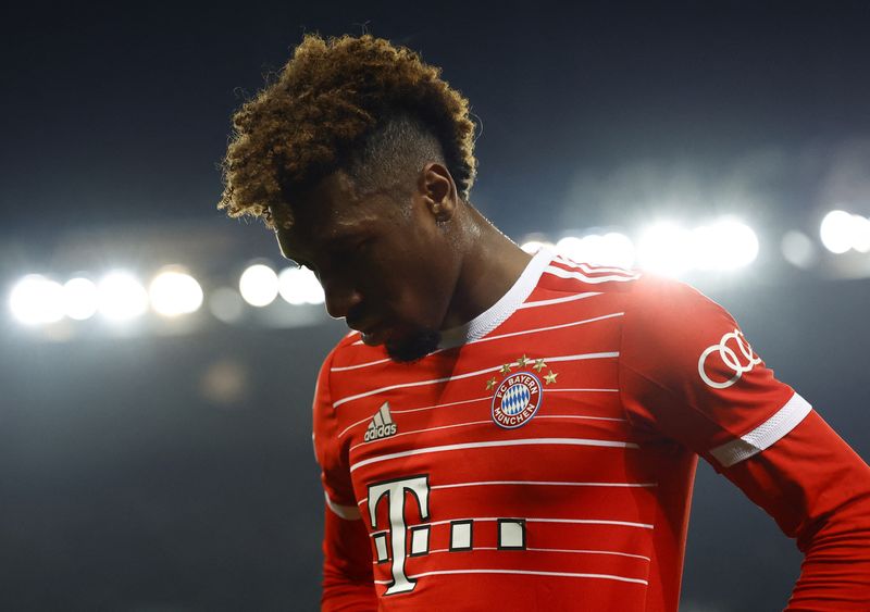 &copy; Reuters. Kingsley Coman, do Bayern de Munique
14/02/2023 
REUTERS/Sarah Meyssonnier