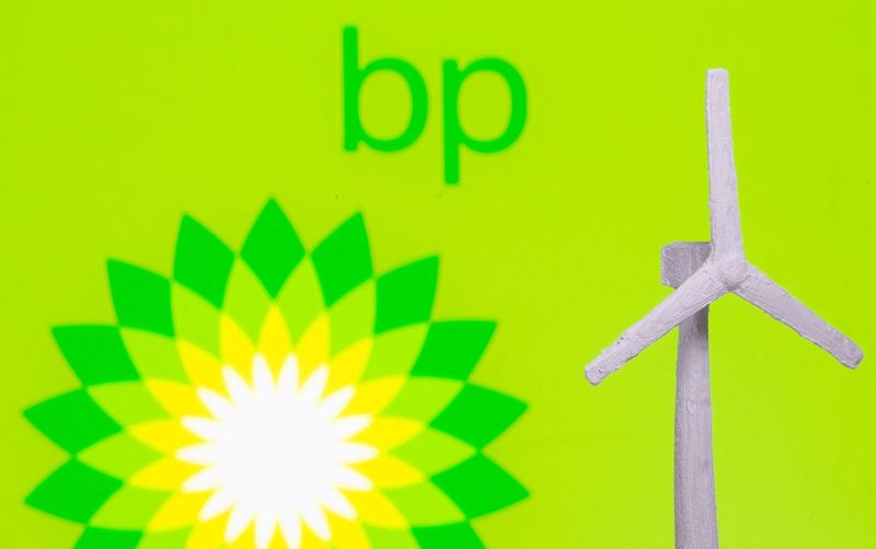 &copy; Reuters. FILE PHOTO: BP (British Petroleum) logo in this illustration picture, August 11, 2021. REUTERS/Dado Ruvic/File Photo