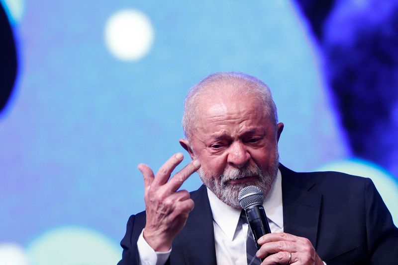 © Reuters. Lula participa de comemoração dos 43 anos do PT, em Brasília
13/02/2023
REUTERS/Adriano Machado