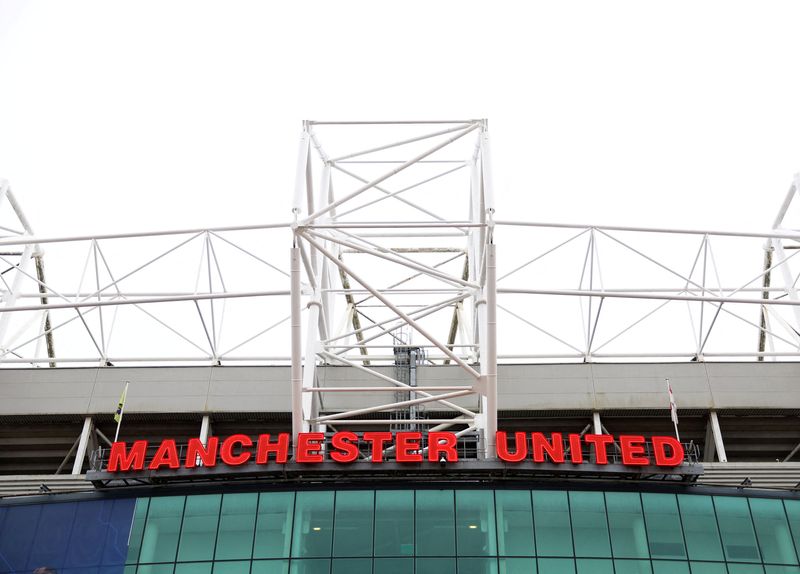 &copy; Reuters. FILE PHOTO: Soccer Football - General view of Manchester United's Old Trafford Stadium - Old Trafford, Manchester, Britain - February 15, 2023 General view of Manchester United's Old Trafford Stadium REUTERS/Molly Darlington/File Photo