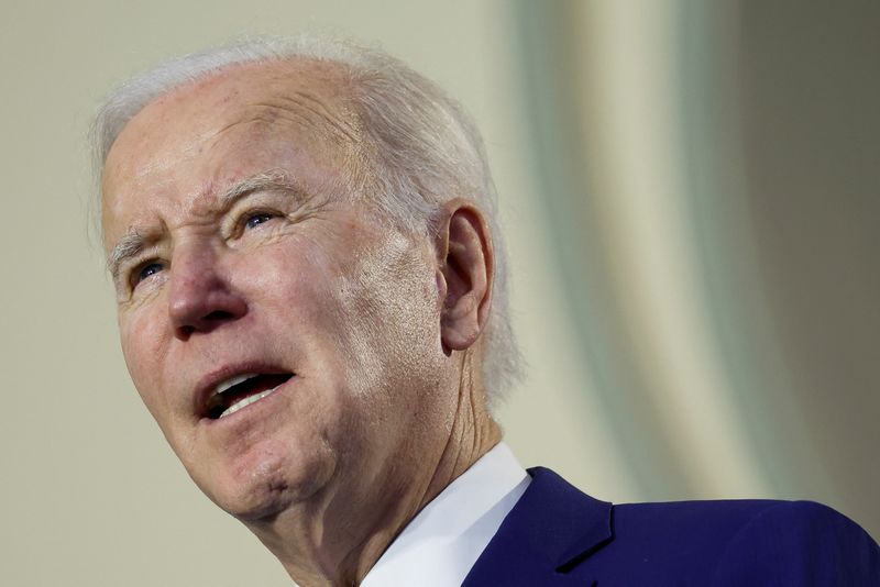 &copy; Reuters. U.S. President Joe Biden delivers remarks on Social Security and Medicare at the University of Tampa in Tampa, Florida, U.S. February 9, 2023. REUTERS/Jonathan Ernst