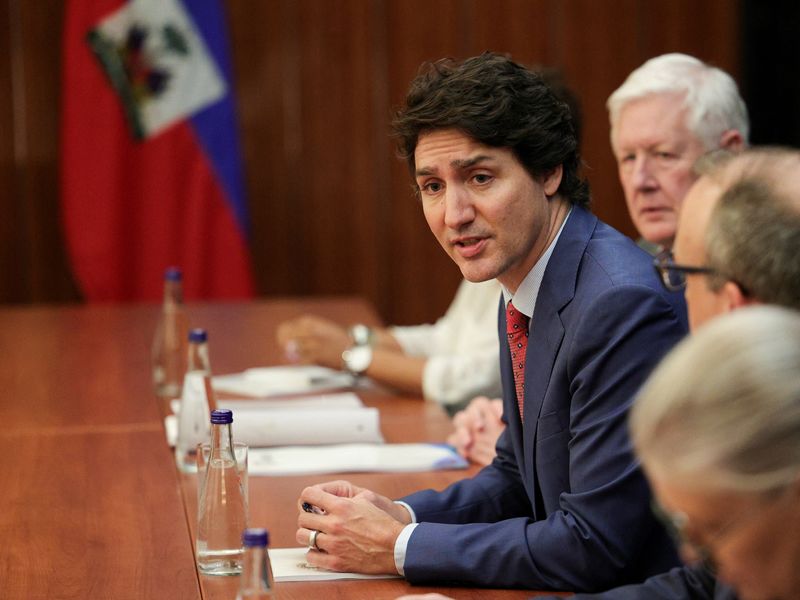 &copy; Reuters. El primer ministro de Canadá, Justin Trudeau, durante la 44ª reunión ordinaria del CARICOM en el complejo Baha Mar en Nassau, Bahamas. 16 de febrero de 2023. REUTERS/Dante Carrer