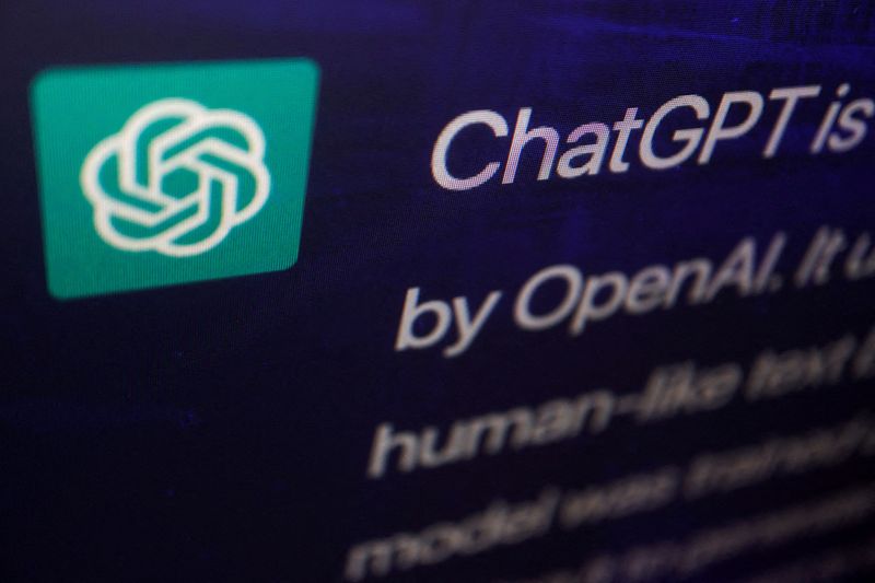 &copy; Reuters. FILE PHOTO: A response by ChatGPT, an AI chatbot developed by OpenAI, is seen on its website in this illustration picture taken February 9, 2023. REUTERS/Florence Lo/Illustration