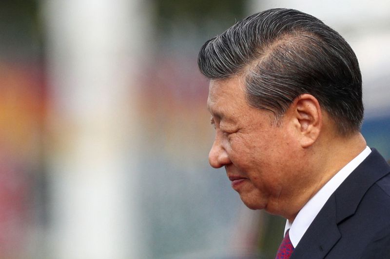 &copy; Reuters. Il presidente cinese Xi Jinping a Bangkok, in Thailandia. REUTERS/Athit Perawongmetha/