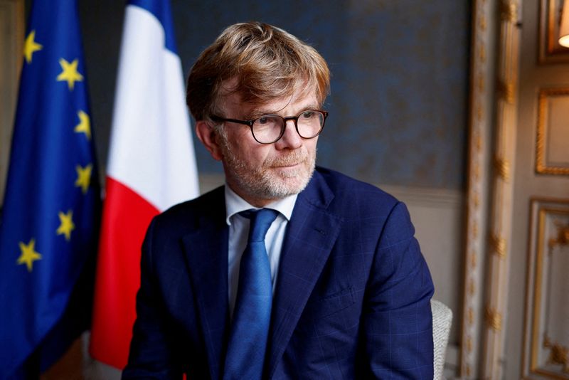 &copy; Reuters. Ministro da Agricultura da França, Marc Fesneau, em Paris
16/02/2023 REUTERS/Noemie Olive