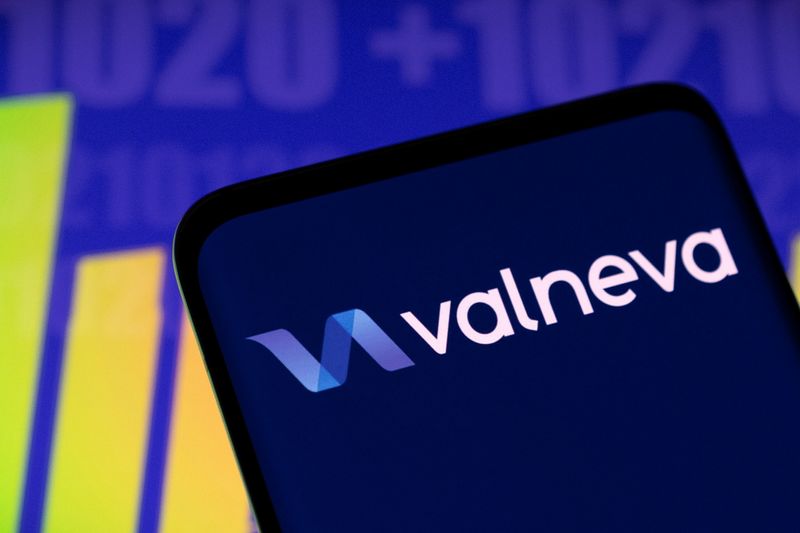 &copy; Reuters. L'illustration du logo Valneva. /Photo prise le 3 mai 2022/REUTERS/Dado Ruvic