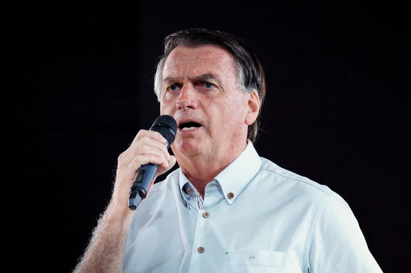&copy; Reuters. Bolsonaro discursa em evento em Orlando, na Flórida
31/01/2023
REUTERS/Joe Skipper