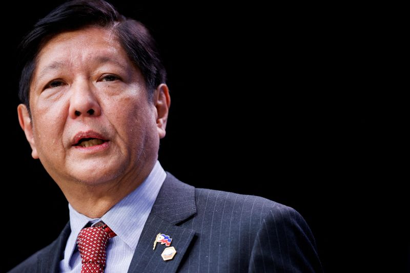 &copy; Reuters. FILE PHOTO: President of the Philippines Ferdinand "Bongbong" Marcos Jr. attends a news conference after the European Union (EU) and the Association of South-East Asian Nations (ASEAN) commemorative summit in Brussels, Belgium December 14, 2022.  REUTERS/