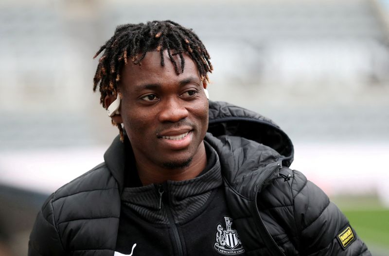&copy; Reuters. FILE PHOTO: Soccer Football - Christian Atsu during his stint with Newcastle United before their FA Cup fourth round match v Oxford United - St James' Park, Newcastle, Britain - January 25, 2020    REUTERS/Scott Heppell