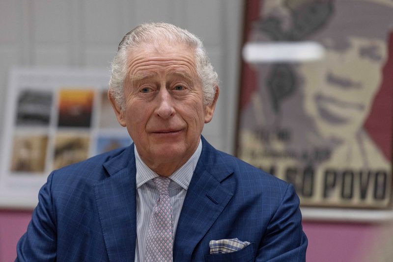 &copy; Reuters. FILE PHOTO: Britain's King Charles visits the Africa Centre in Southwark, London, Britain, January 26, 2023. Jack Hill/Pool via REUTERS