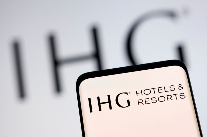 &copy; Reuters. Photo d'illustration du logo IHG prise le 3 mai 2022/REUTERS/Dado Ruvic