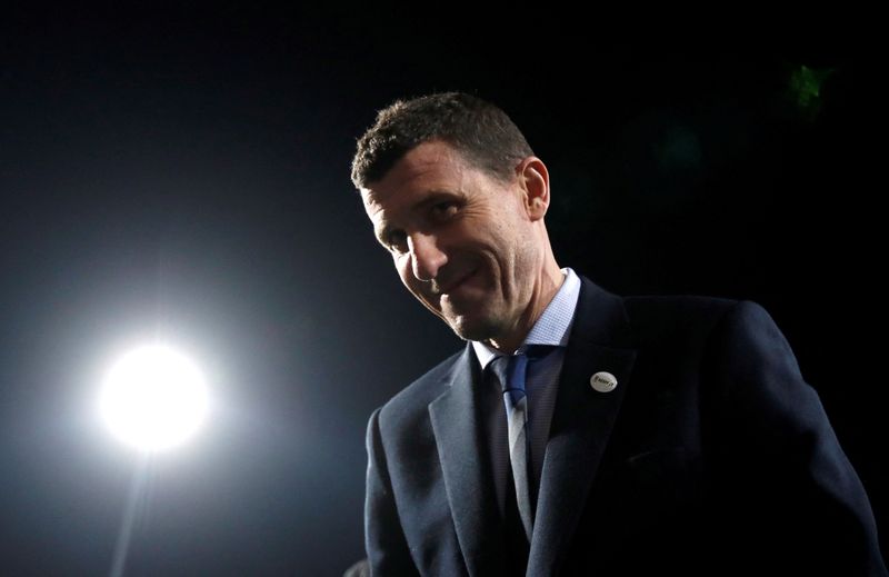 &copy; Reuters. FOTO DE ARCHIVO. Javi Gracia, por entonces entrenador del club Watford, en un partido entre sus dirigidos y el Queens Park Rangers en Londres, Reino Unido. Febrero 15, 2019. REUTERS/David Klein/