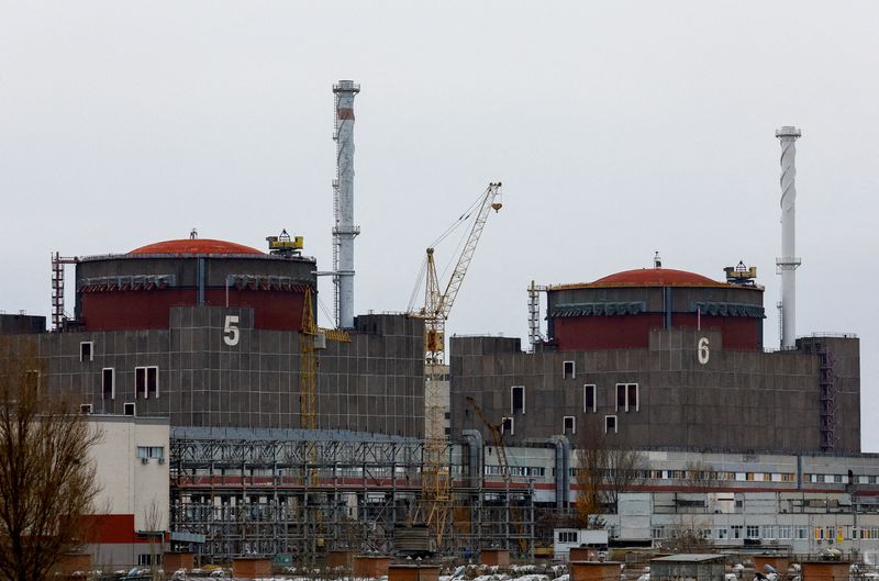 &copy; Reuters. منظر عام لمحطة زابوريجيا للطاقة النووية في مدينة إنرهودار بأوكرانيا في 24 نوفمبر تشرين الثاني 2022. تصوير : ألكسندر إيرموتشنكو- رويترز . 