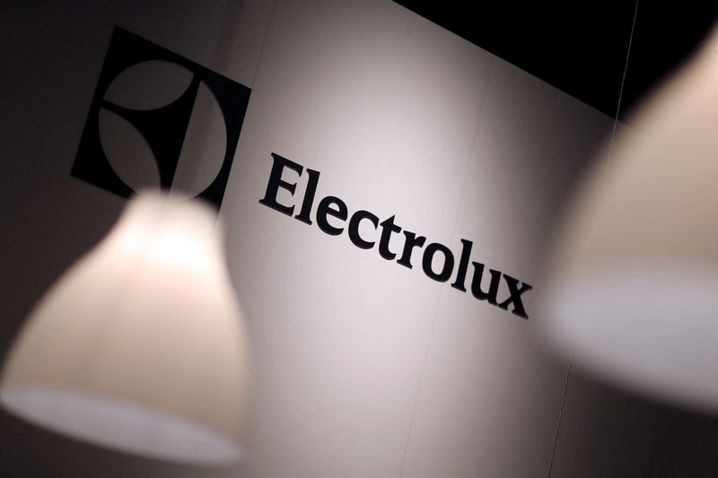 &copy; Reuters. FILE PHOTO: The Electrolux logo is seen during the IFA Electronics show in Berlin September 4, 2014.  REUTERS/Hannibal Hanschke