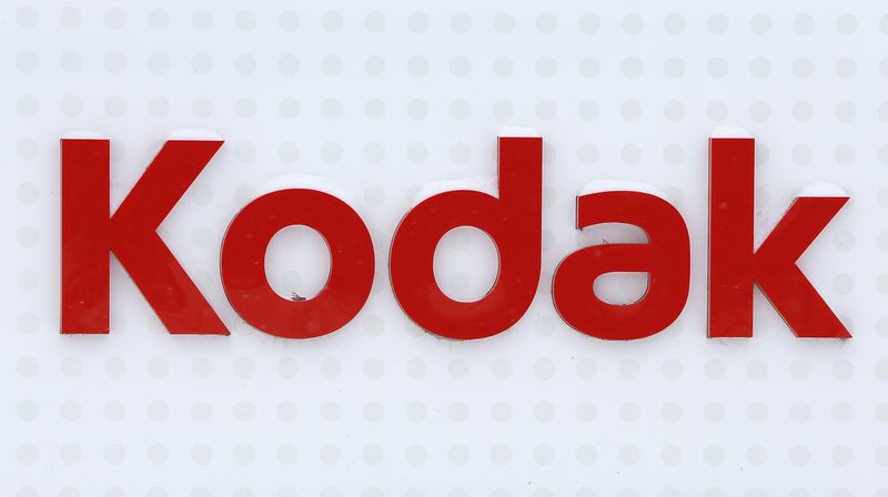 &copy; Reuters. FILE PHOTO: The Kodak logo is seen outside the Kodak factory in Rochester, New York, January 1, 2013. REUTERS/Carlo Allegri  