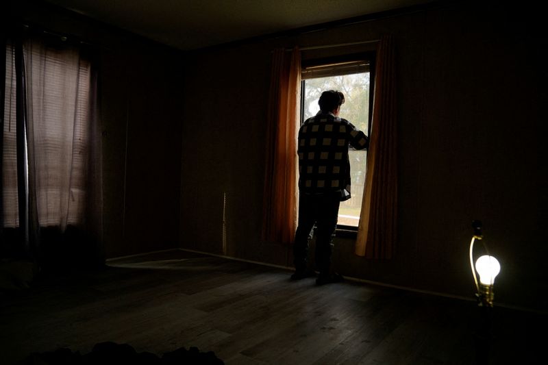&copy; Reuters. FILE PHOTO: An underage worker previously employed at SL manufacturing facility poses for a portrait in his bedroom in Savannah, Georgia, U.S., December 9, 2022.   REUTERS/Cheney Orr