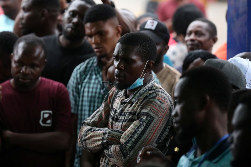 Nigerians wait to finish voting in some places as election count underway