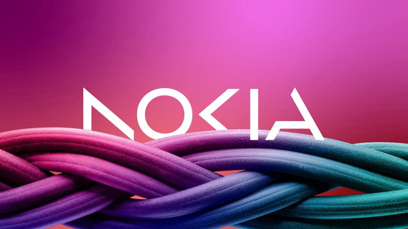 &copy; Reuters. Una maqueta del nuevo logotipo de Nokia se ve en un lugar desconocido, en esta imagen sin fecha recibida el 25 de febrero de 2023. NOKIA/Distribuida vía REUTERS