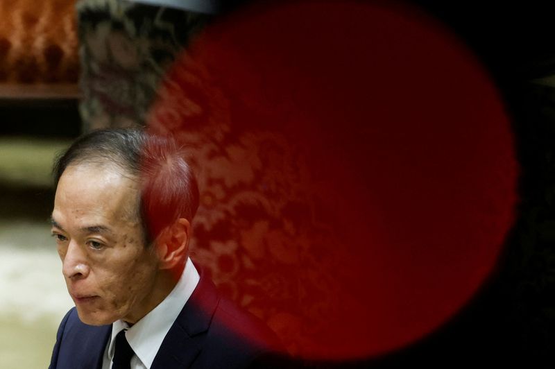 &copy; Reuters. The Japanese government's nominee for the Bank of Japan (BOJ) Governor Kazuo Ueda speaks during a hearing session at the lower house of the parliament in Tokyo, Japan, February 24, 2023.  REUTERS/Issei Kato