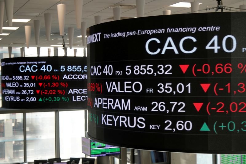 &copy; Reuters. L'intérieur du siège d'Euronext à Paris, France. /Photo prise le 21 novembre 2019/REUTERS/Charles Platiau