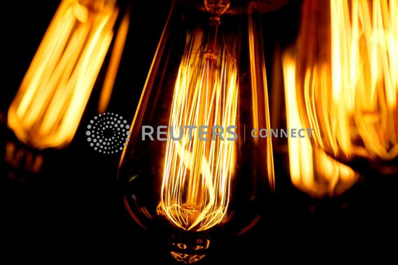 &copy; Reuters. Alcune lampadine con filamenti in tungsteno. 12 agosto 2017. REUTERS/Thomas White/Illustration